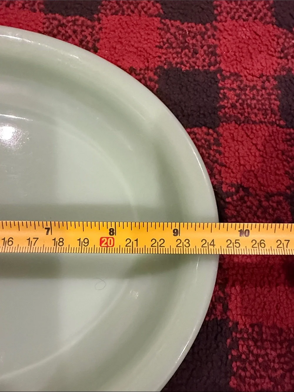 Vintage Fire King jadeite platter